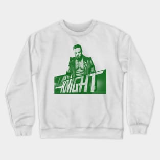 LA Knight // green solid style Crewneck Sweatshirt